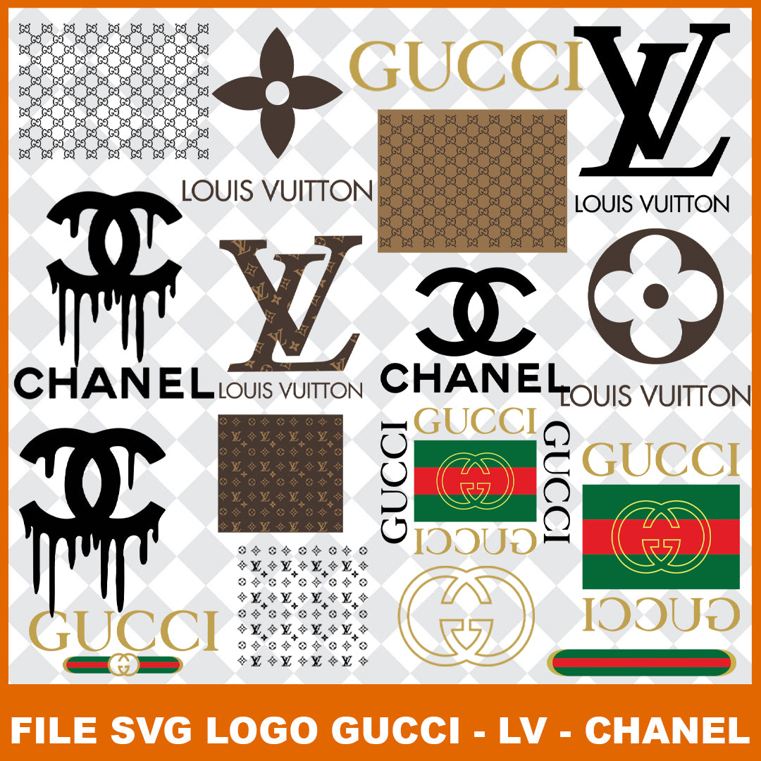 Louis Vuitton Svg, LV Bundle, Brand Logo Svg, Louis Vuitton Pattern,  Digital Download