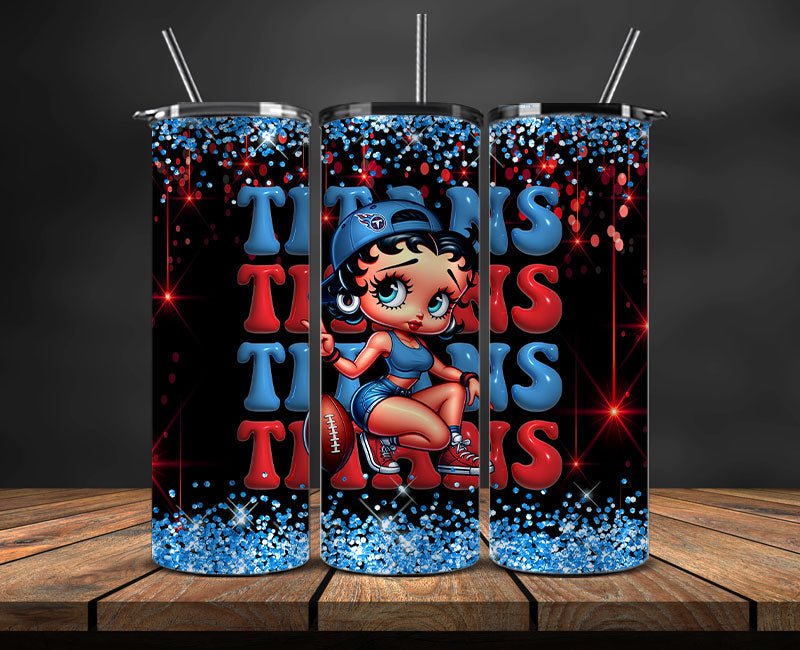 Tennessee Titans Tumbler Wraps, NFL Tumbler By AI, AI Tumbler Wrap 30