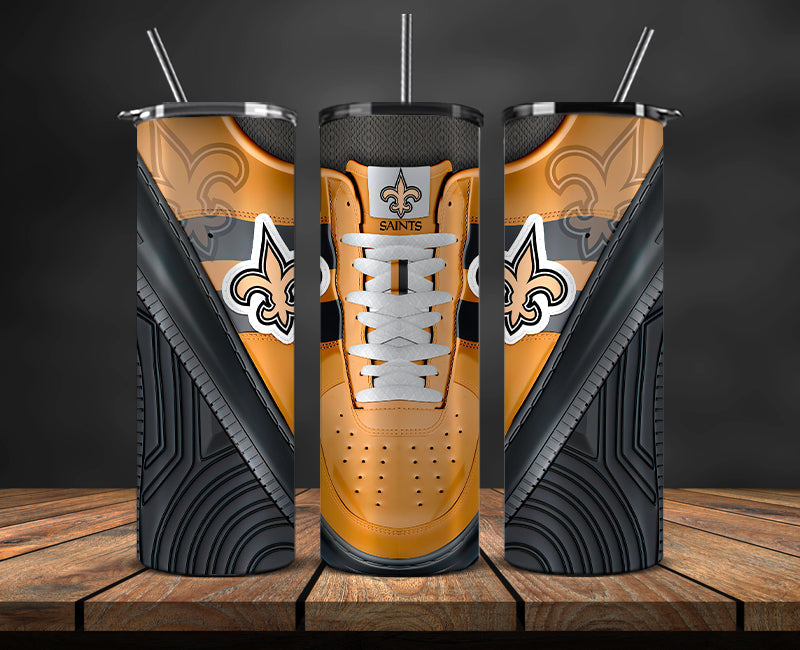 New Orleans Saints Tumbler Wrap, NFL Sneaker Tumbler Wrap 31