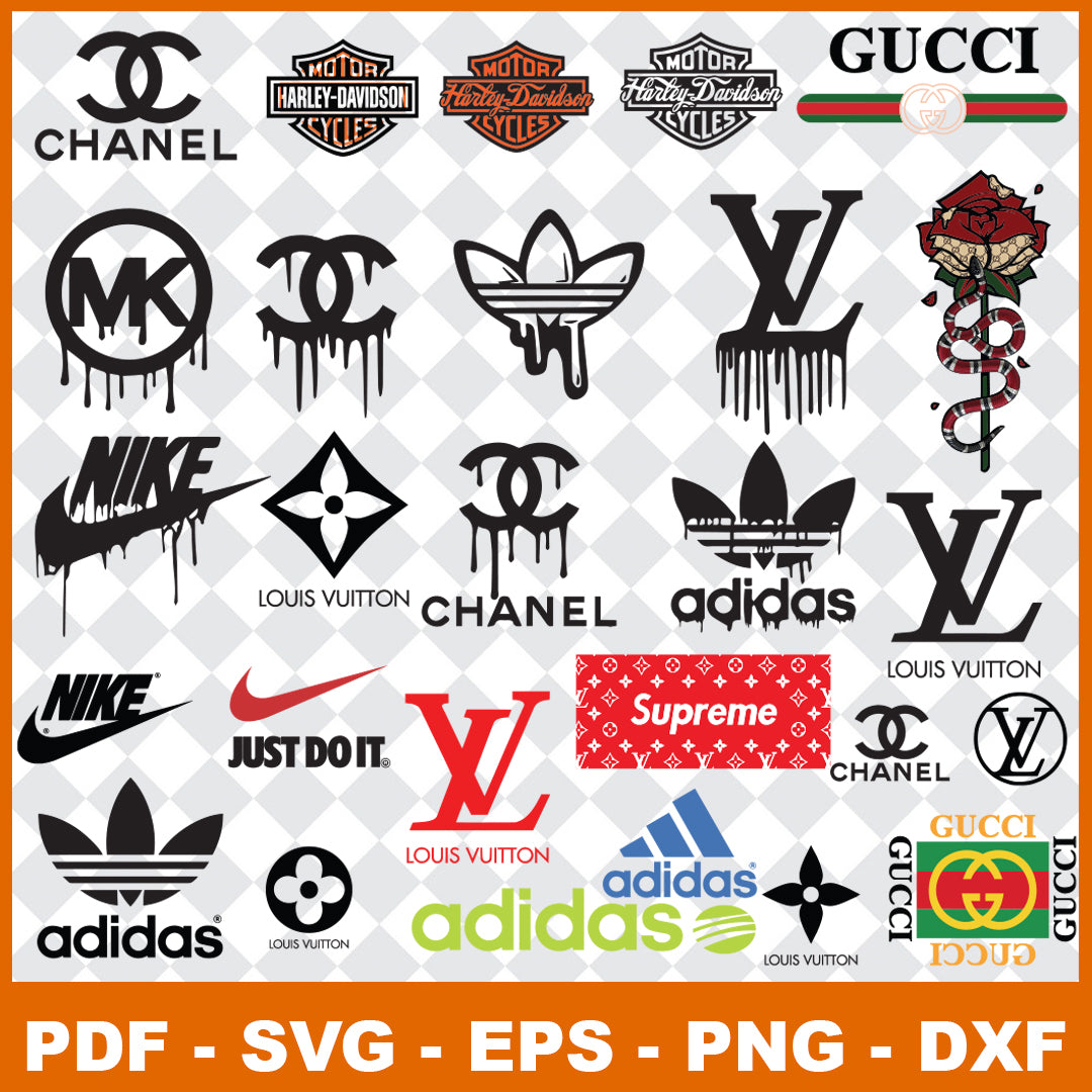 Bundle Logo Fashion Svg, Luxury Brand Svg, Famous Logo Svg 31 –  Tumblerluxury