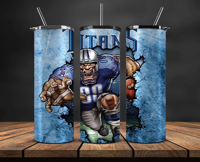 Titans Logo Tumbler 20oz ,NFL Football 20oz LUG- 31