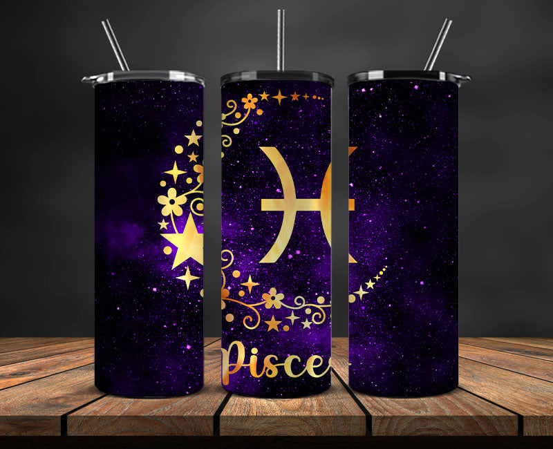 Zodiac Skinny Tumbler , Zodiac Tumbler Wrap Template 31