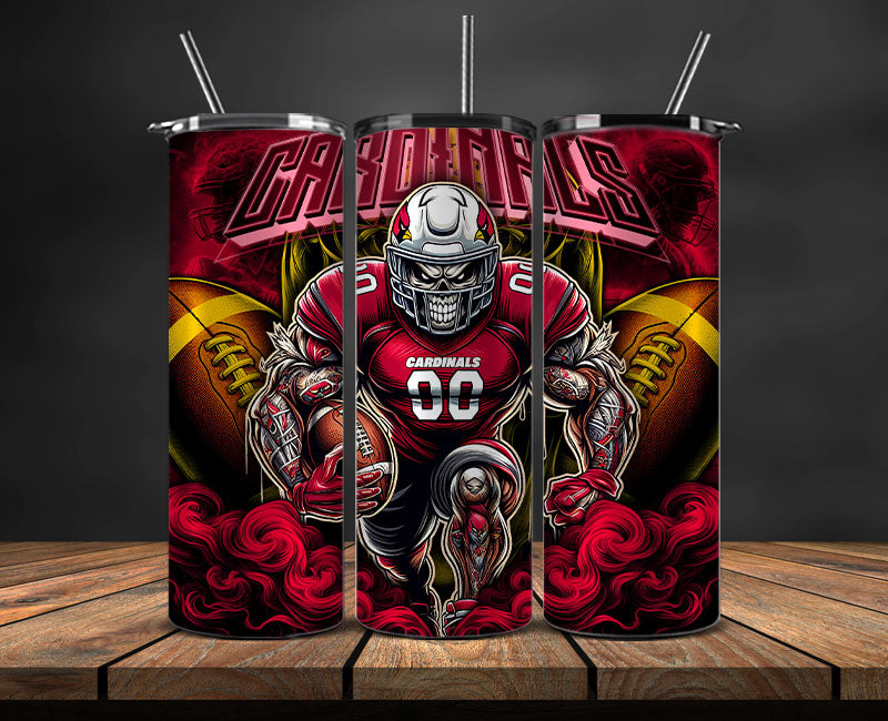 Arizona Cardinals Tumbler Wrap, NFL Tumbler By AI, AI Tumbler Wrap 33