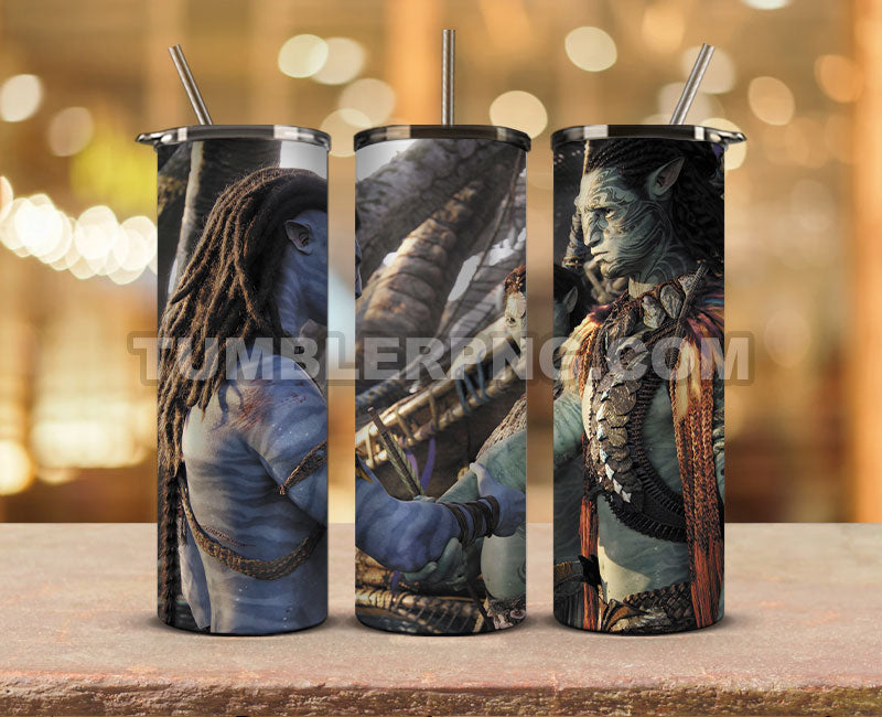 Avatar Tumbler Wrap,Avatar 20oz Tumbler Movies, Skinny Tumbler 20oz, Avatar 2 Png,The Way of Water Png, Trending Tumbler Wrap 33