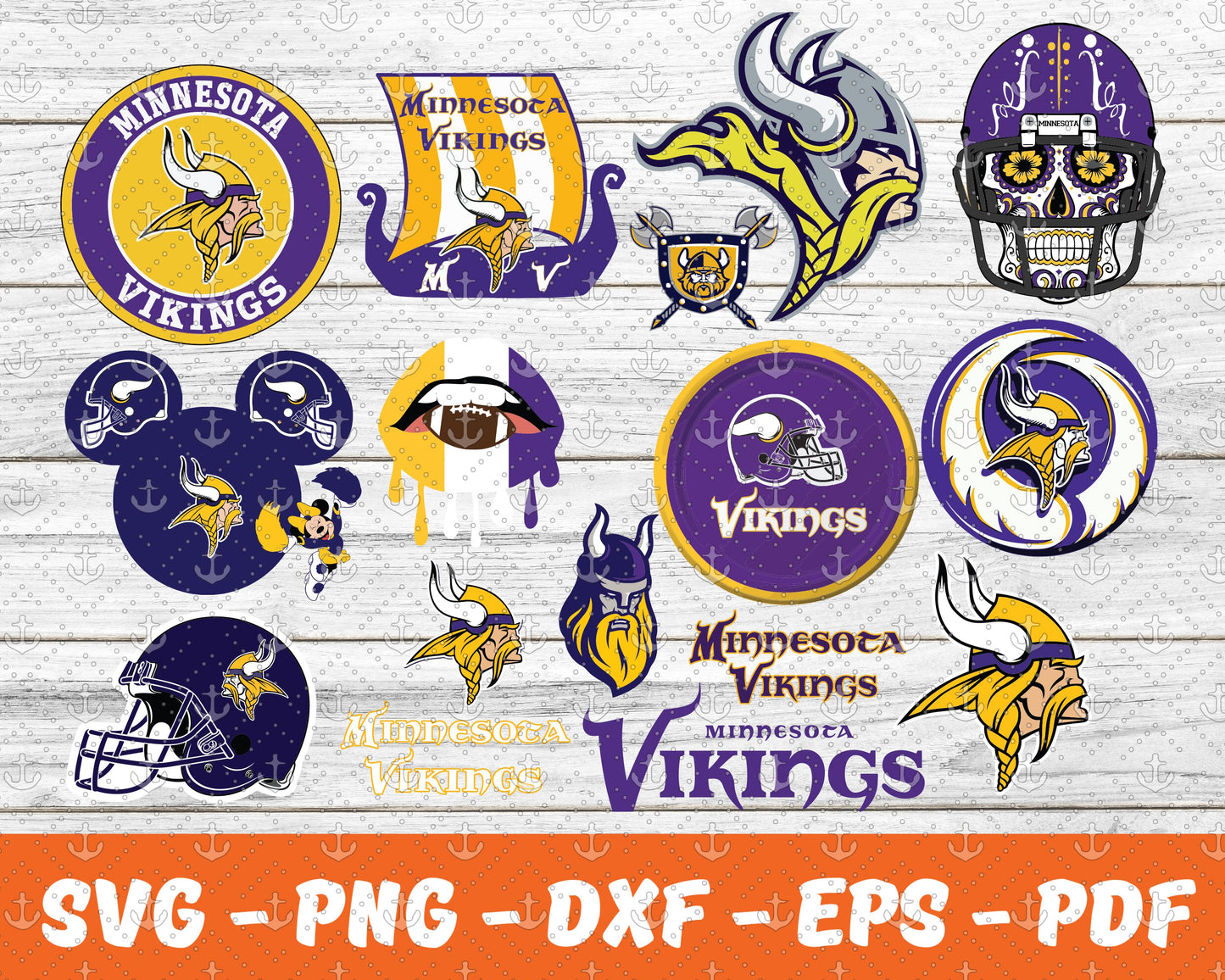 Minnesota Vikings Svg , Sport Svg , Bundle N C C A Svg 33