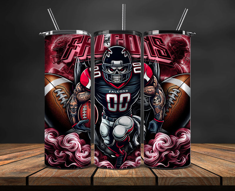 Atlanta Falcons Tumbler Wrap, NFL Tumbler By AI, AI Tumbler Wrap 34