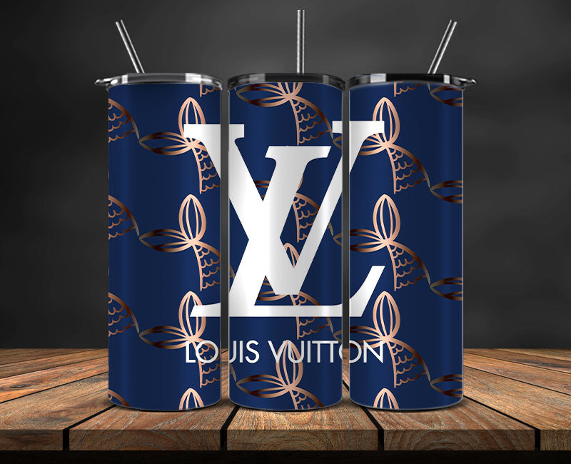LV Tumbler Wrap, Lv Tumbler Png, Lv Logo, Luxury Tumbler Wraps, Logo Fashion Design 34