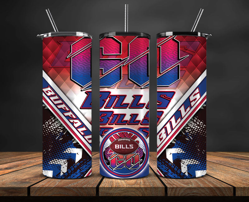 Team Buffalo Football Tumbler 20oz , Football Tumbler 20oz ,Sport Tumbler 20oz LUD- 35