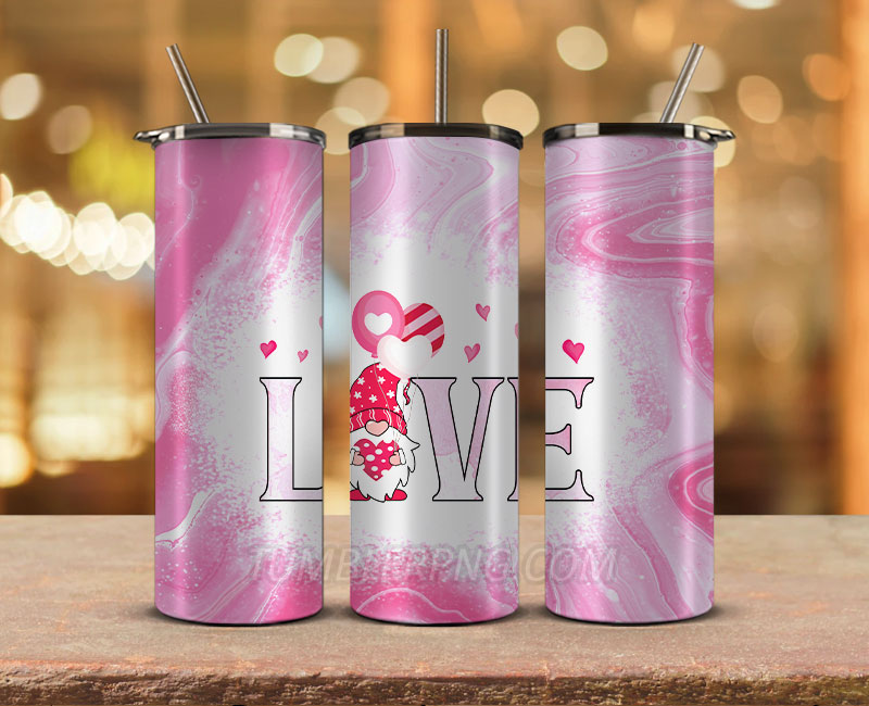 Valentine Tumbler PNG, Valentines Day Tumbler Wrap PNG , Valentine Tumbler 37