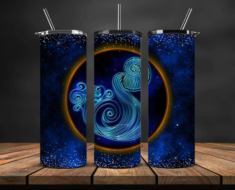 Zodiac Skinny Tumbler , Zodiac Tumbler Wrap Template 37