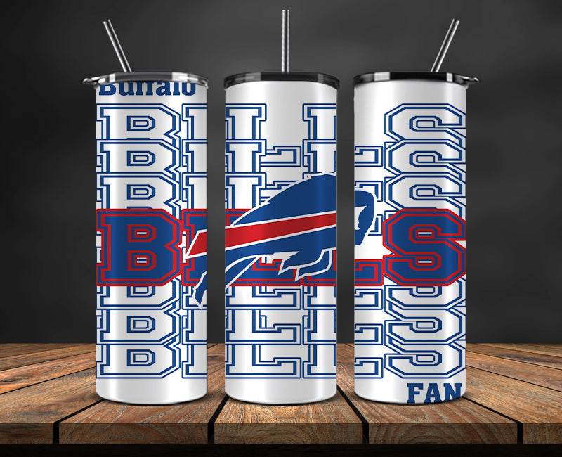 Buffalo Bills Tumbler, Bills Tumbler 20oz ,NFL Football 20oz PUG- 38