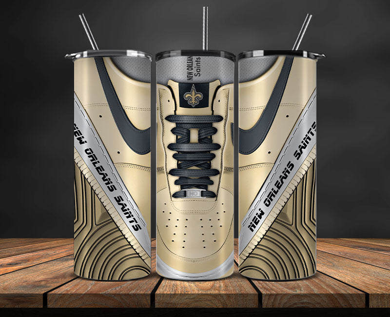 New Orleans Saints Tumbler Wrap, NFL Sneaker Tumbler Wrap 38