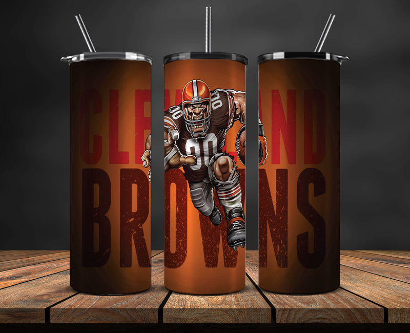 Browns Tumbler Wrap ,Football Wraps 03