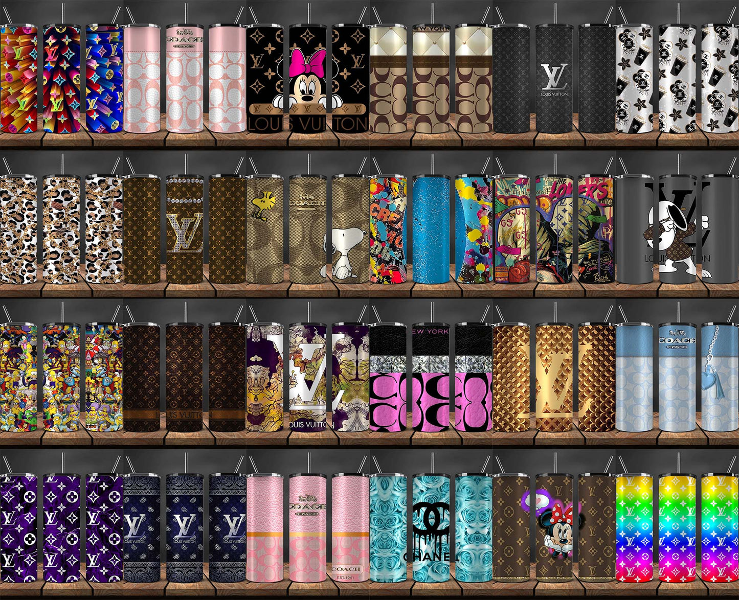 500+ Fashion Luxury Logo Tumbler Wrap Png Bundle, Logo Brand Tumbler , 20oz Skinny , Tumbler Wrap Bundle Designs 500