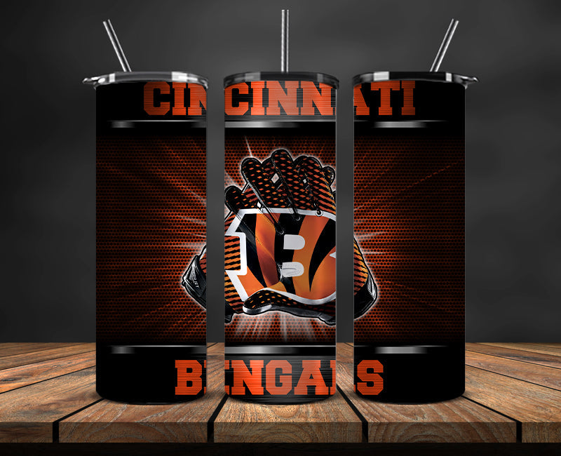 Cincinnati Bengals Tumbler, BengalsLogo Tumbler 20oz ,NFL Football 20oz LUG- 40