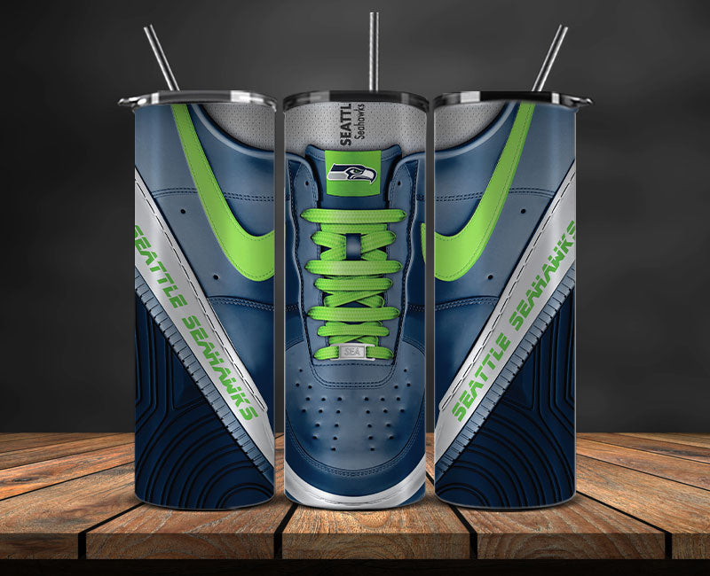 Seattle Seahawks Tumbler Wrap, NFL Sneaker Tumbler Wrap 41