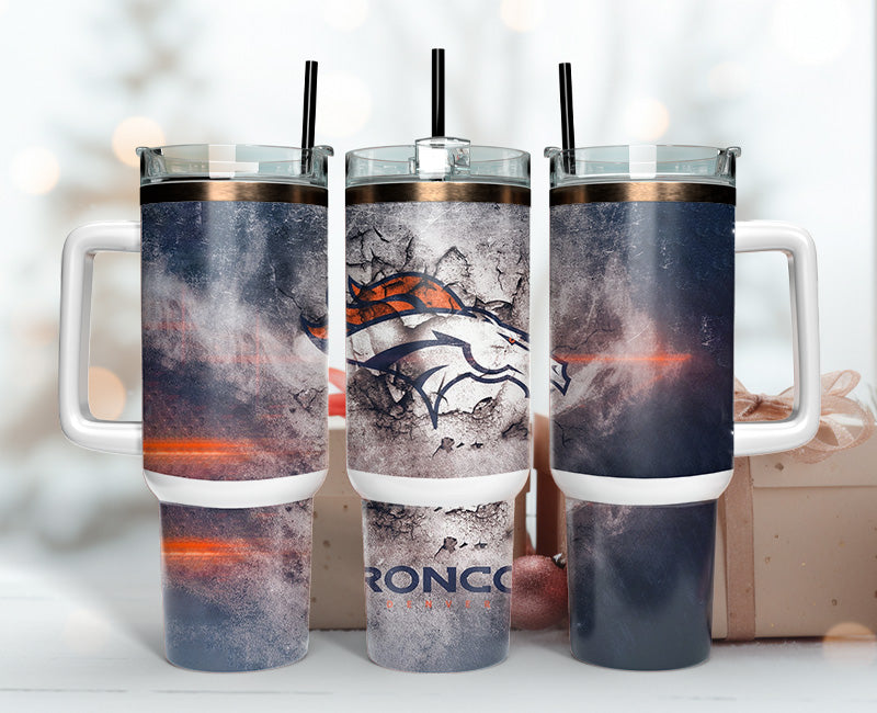 Denver Broncos Tumbler 40oz Png, 40oz Tumbler Skinny 42