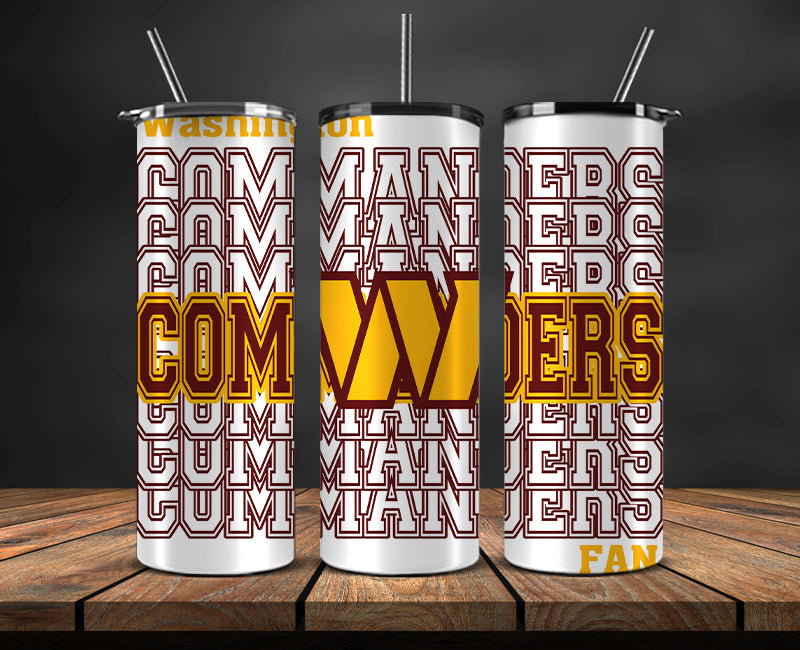 Washington Commanders Tumbler, Washington Tumbler 20oz ,NFL Football 20oz PUG- 43