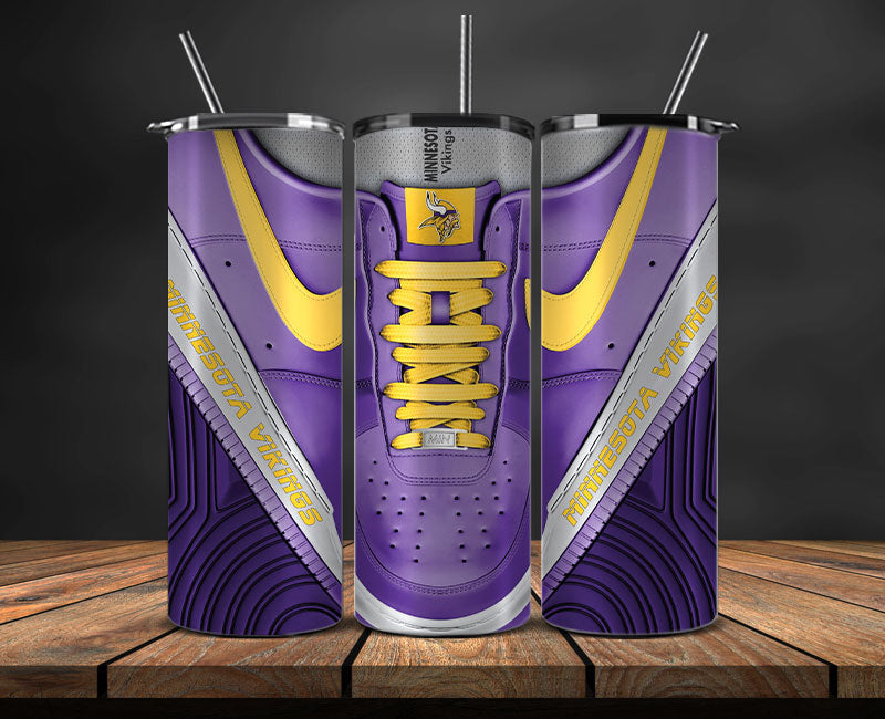 Minnesota Vikings Tumbler Wrap, NFL Sneaker Tumbler Wrap 43