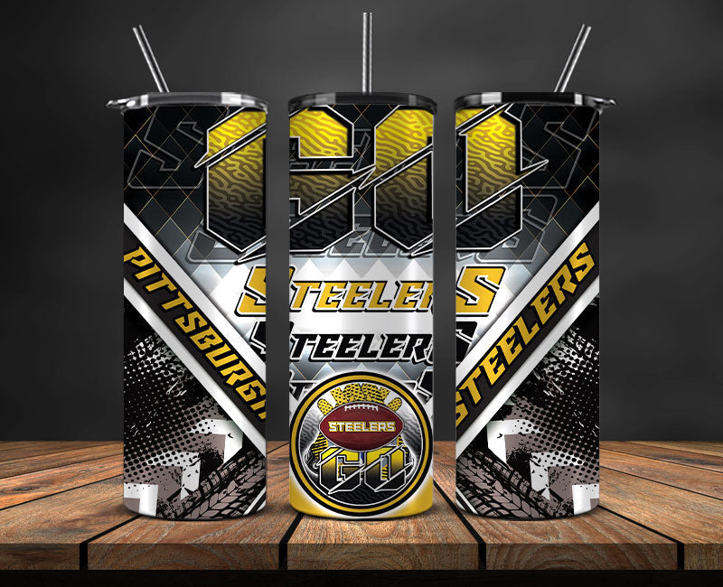Steelers Football Tumbler 20oz, Football Tumbler 20oz ,Sport Tumbler 20oz LUD- 44
