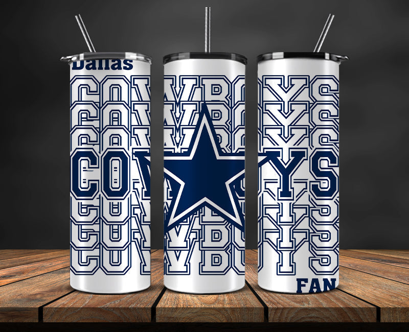 Dallas Cowboys Tumbler, Cowboys Tumbler 20oz ,NFL Football 20oz PUG- 44