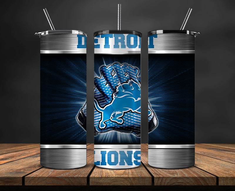 Detroit Lions Tumbler, DetroitLogo Tumbler 20oz ,NFL Football 20oz LUG- 44