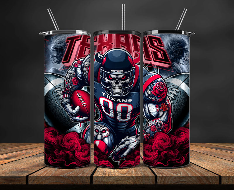 Houston Texans Tumbler Wrap, NFL Tumbler By AI, AI Tumbler Wrap 45