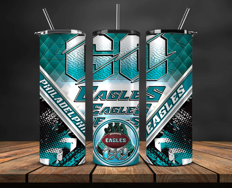 Eagles Football Tumbler 20oz, Football Tumbler 20oz ,Sport Tumbler 20oz LUD- 45