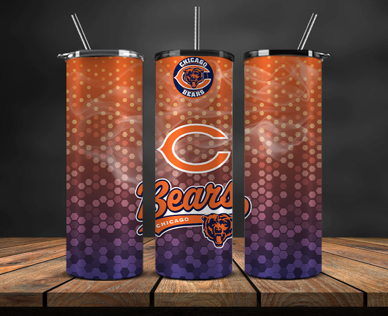 Bears Tumbler 20oz , Football Tumbler 20oz LUS-, Nfl Smoke Tumbler 20oz LUS-45