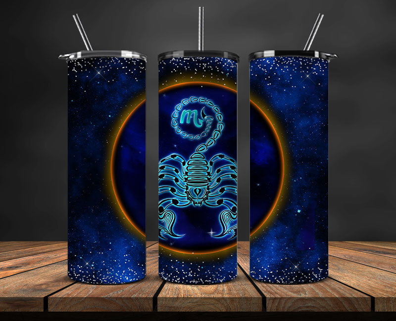 Zodiac Skinny Tumbler , Zodiac Tumbler Wrap Template 46