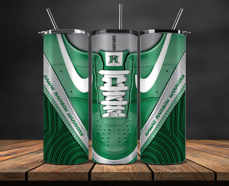 Hawaii Rainbow Warriors Sneaker Tumbler Wrap , College Sneaker Tumbler Wrap 46