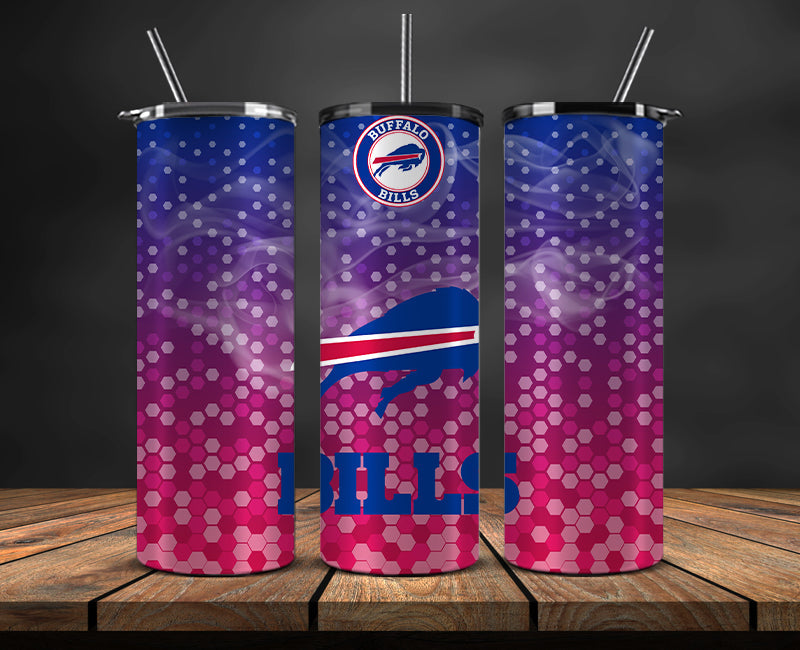 Buffalo Bills Tumbler 20oz , Football Tumbler 20oz LUS-, Nfl Smoke Tumbler 20oz LUS-47