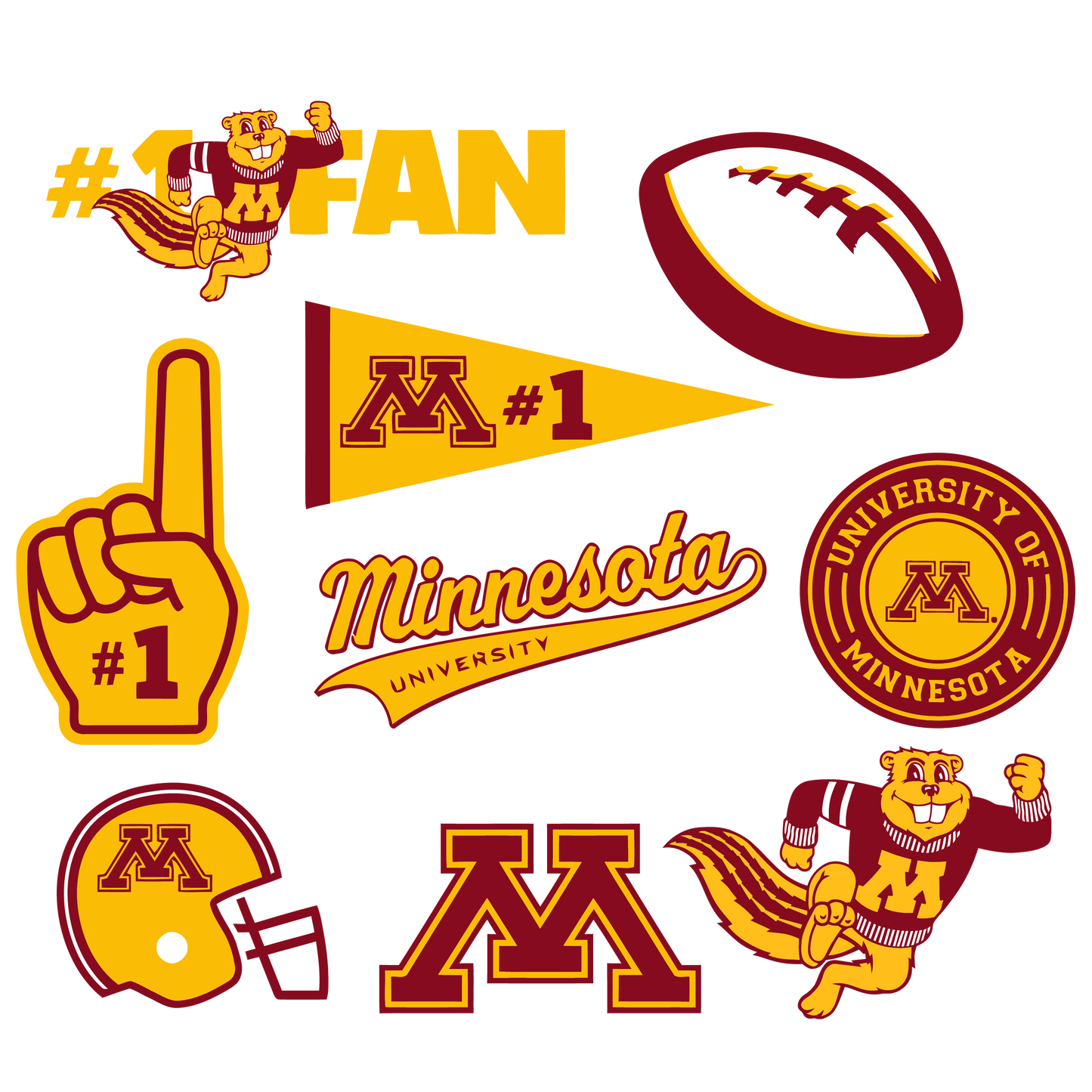 Minnesota Golden Gophers Bundle Svg, Football Svg ,Sport Svg, Sport Bundle Svg 48