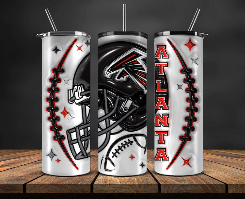 Atlanta Falcons Inflated Puffy Tumbler 20oz , NFL Football 20oz LUH -48
