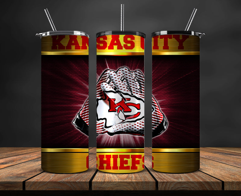 Kansas City Chiefs Tumbler, ChiefsLogo Tumbler 20oz ,NFL Football 20oz LUG- 49