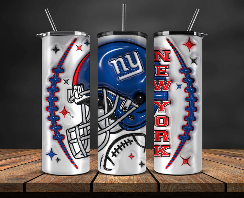 New York Giants Inflated Puffy Tumbler 20oz , NFL Football 20oz LUH -49