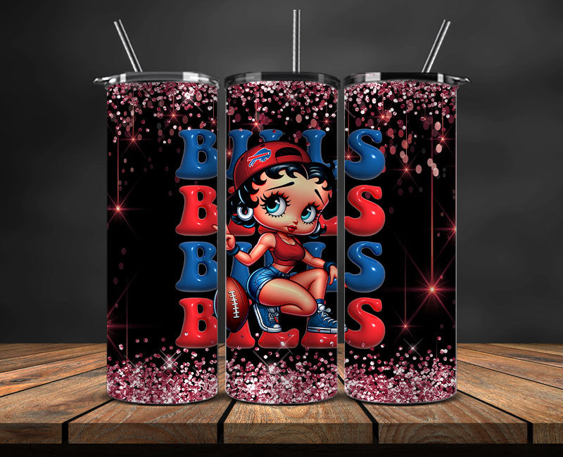 Buffalo Bills Tumbler Wraps, NFL Tumbler By AI, AI Tumbler Wrap 4