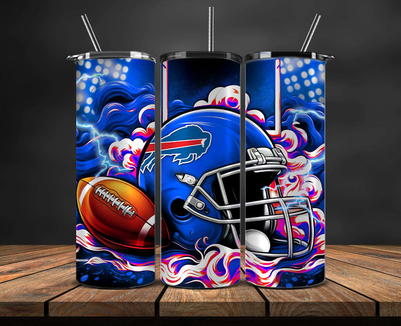 Buffalo Bills Tumbler Wraps,NFL Tumbler By AI, AI Tumbler Design 4