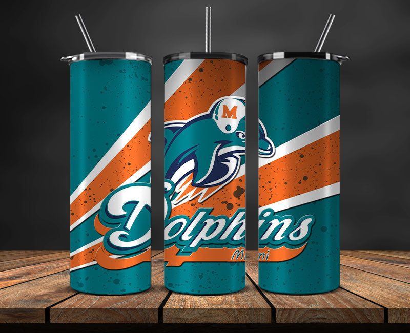 Team Dolphins Logo Tumbler 20oz ,NFL Football 20oz LUG- 50