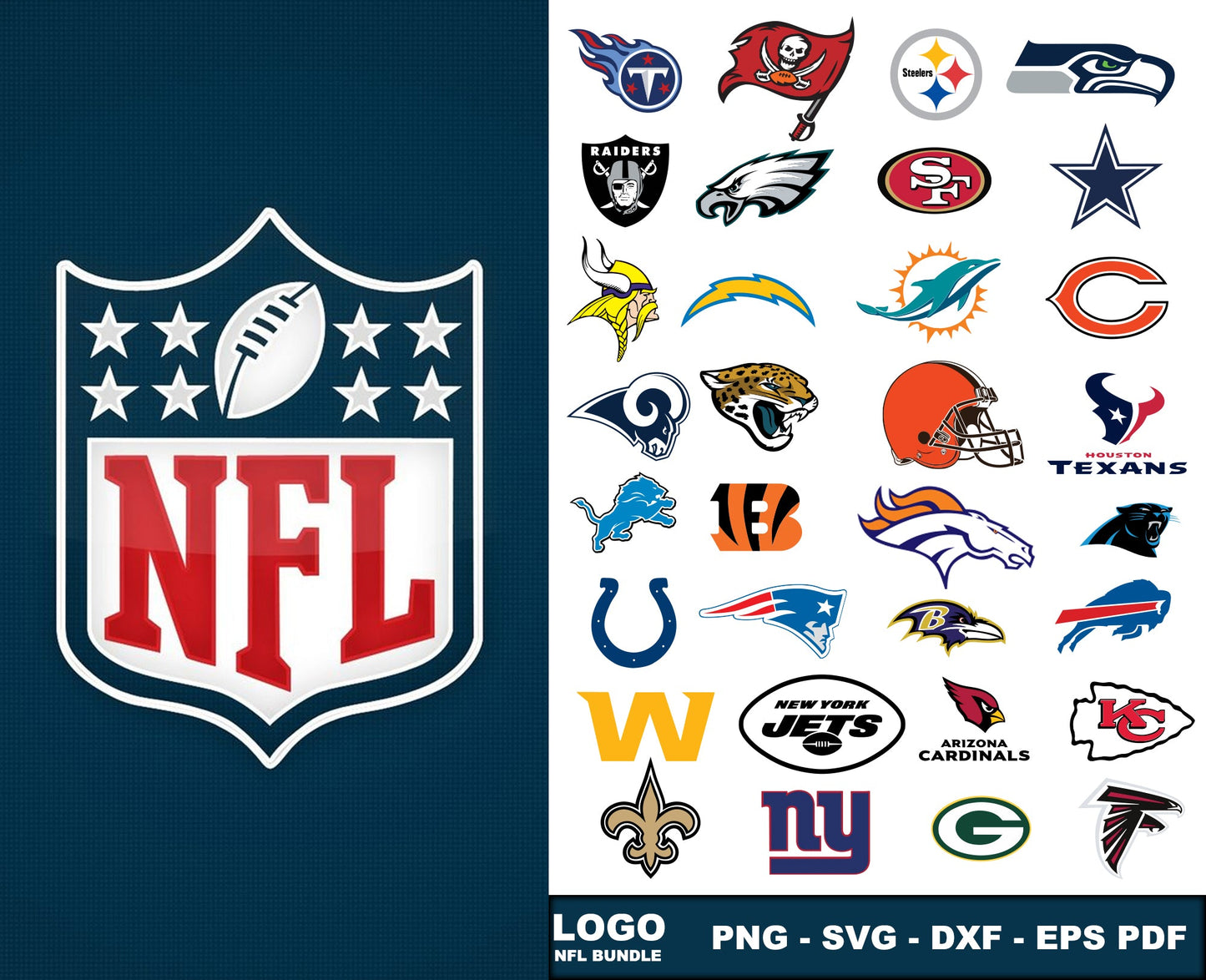 NFL Logo Svg , Football Team Svg 50