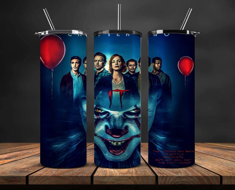 Horror Movies Tumbler Wrap ,Halloween Tumbler Wrap 50