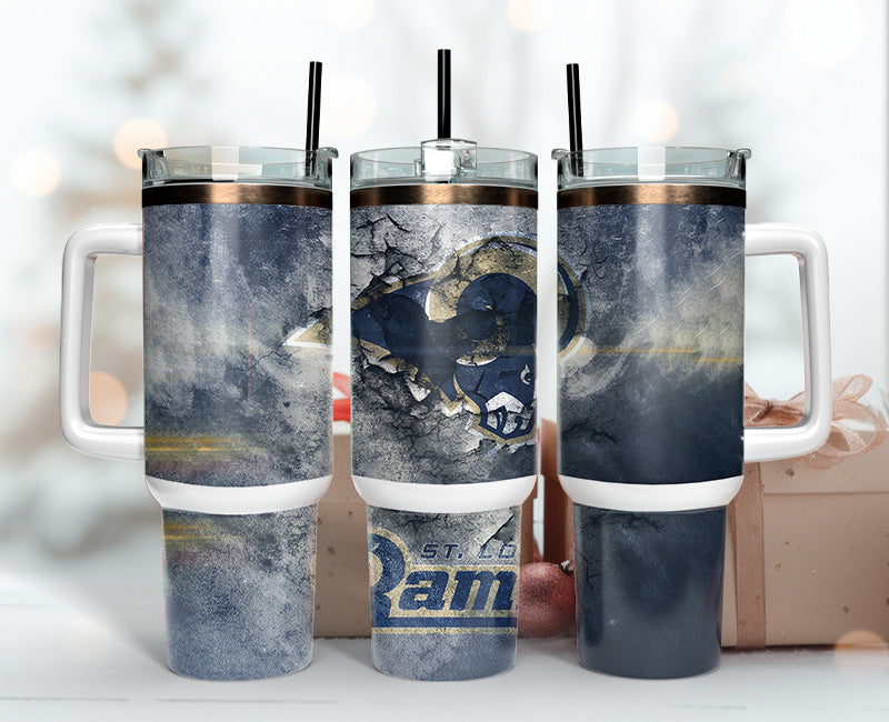 Los Angeles Rams Tumbler 40oz Png, 40oz Tumbler Skinny 51