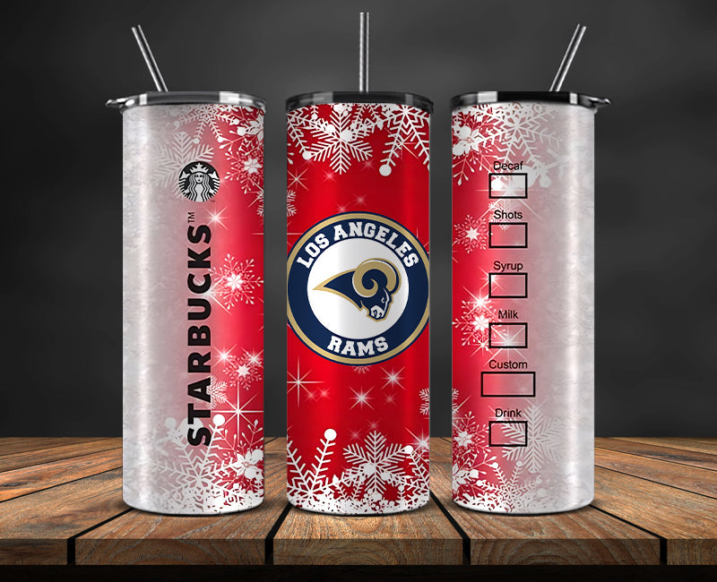 Los Angeles Rams Christmas Tumbler 20oz,NFL Merry Christmas 20oz, NFL Christmas Tumbler 20oz 51