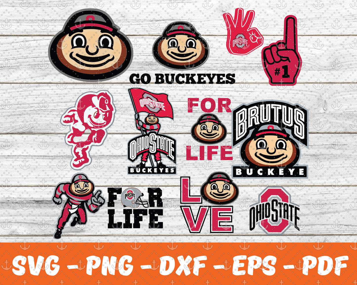 Ohio State Buckeyes Bundle Svg, Football Svg ,Sport Svg, Sport Bundle Svg 51