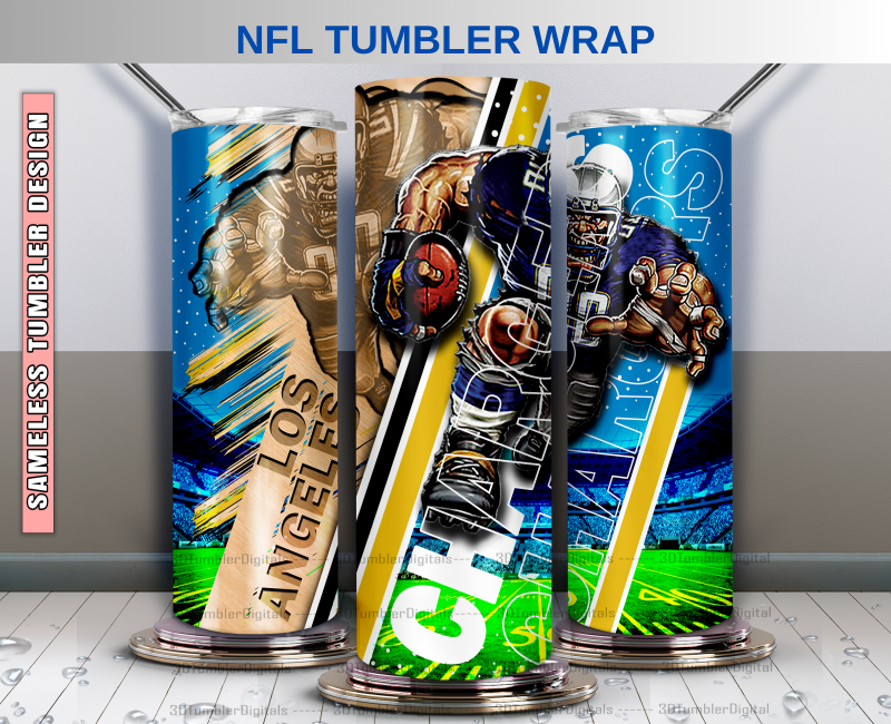 Chargers Tumbler 20oz , Nfl Wood Mascot Tumbler 20oz, Nfl Mascot Tumbler LUS-51