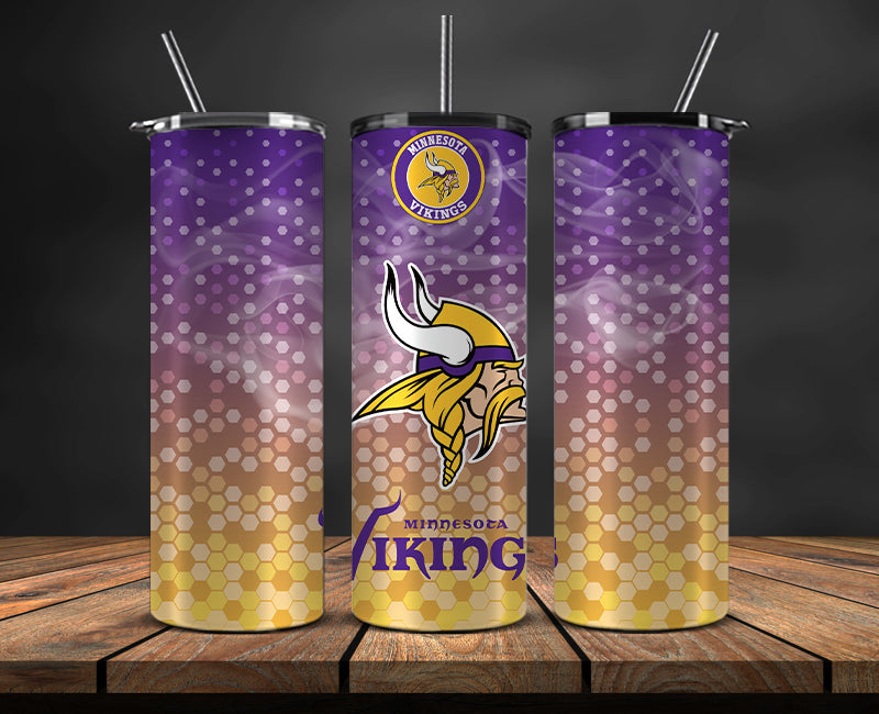 Vikings Tumbler 20oz ,Football Tumbler 20oz LUS-, Nfl Smoke Tumbler 20oz LUS-55