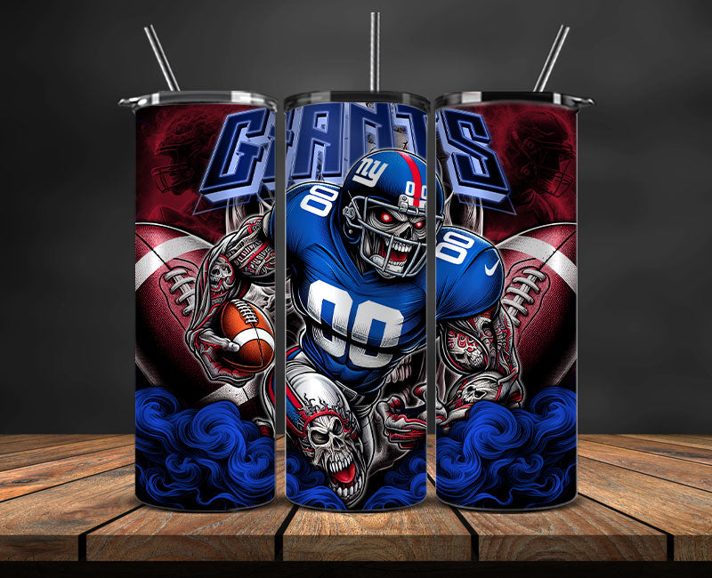 New York Giants Tumbler Wrap, NFL Tumbler By AI, AI Tumbler Wrap 56