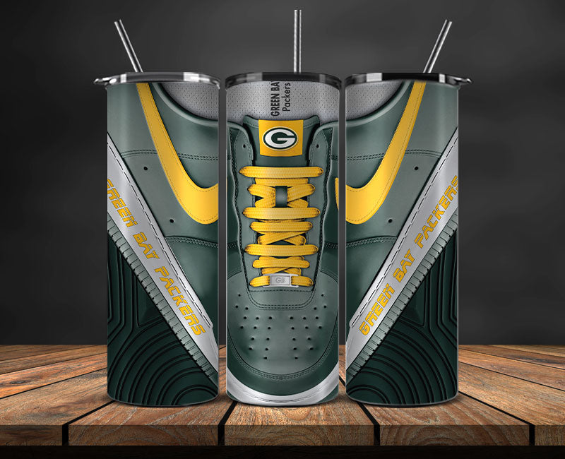 Green Bay Packers Tumbler Wrap, NFL Sneaker Tumbler Wrap 56