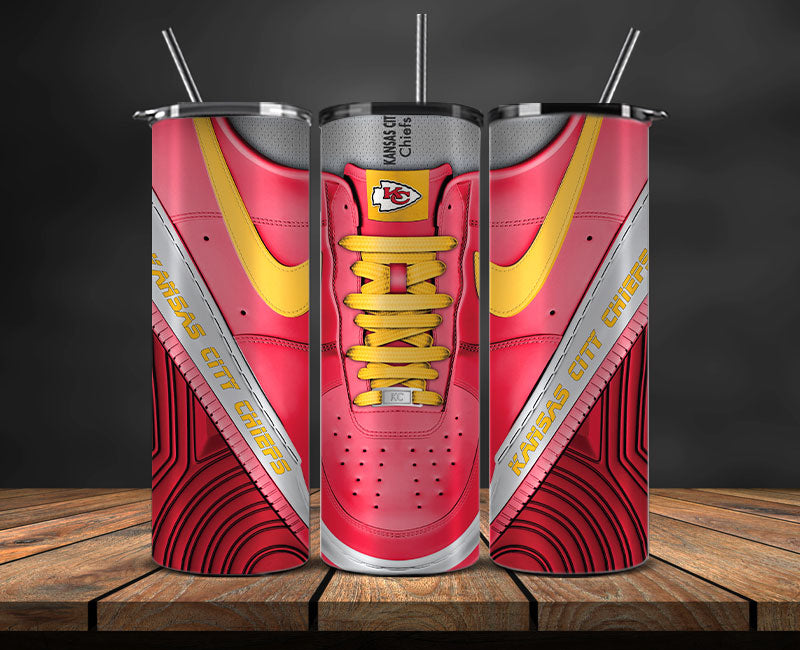 Kansas City Chiefs Tumbler Wrap, NFL Sneaker Tumbler Wrap 57