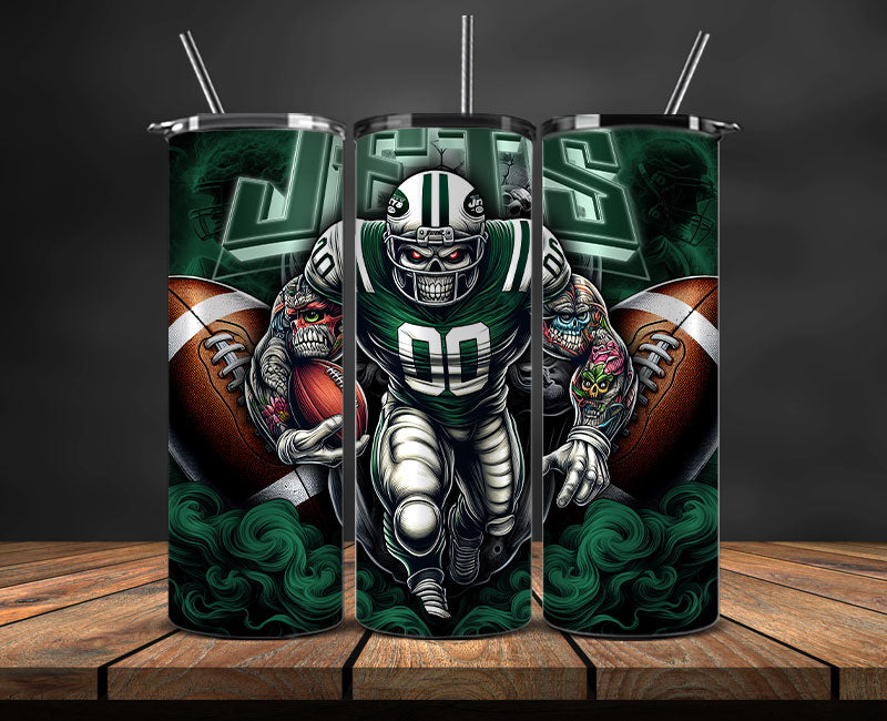 New York Jets Tumbler Wrap, NFL Tumbler By AI, AI Tumbler Wrap 57